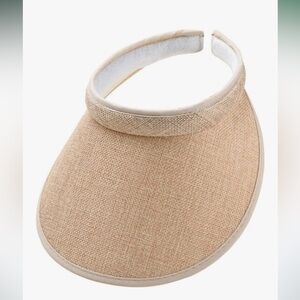 NWT Set of 10 Sun Visors Golf Visor Hat, Straw